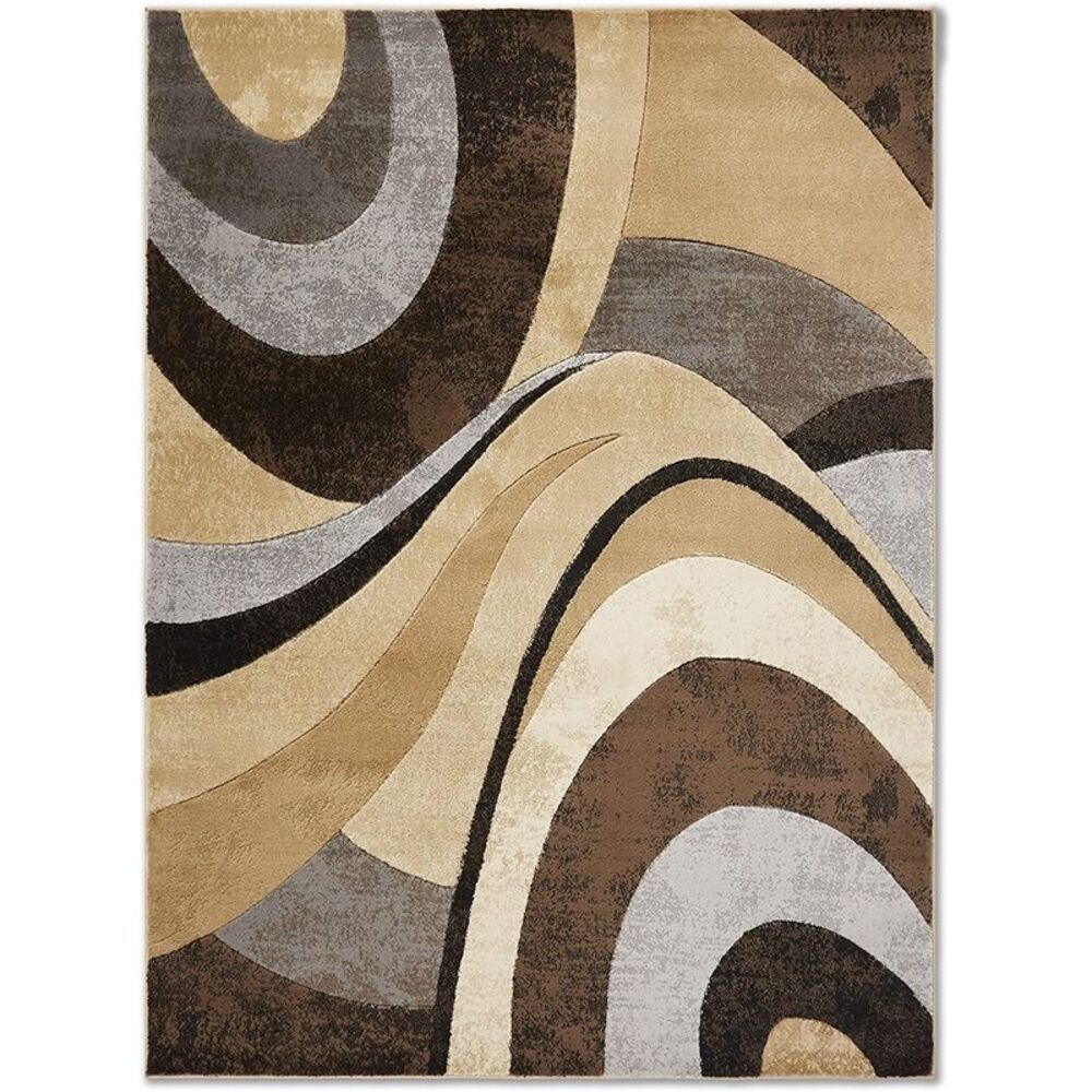 Home Dynamix Area Rugs: Tribeca Rug: 5382-540 Geometric: 39" X 55" Rectangle
